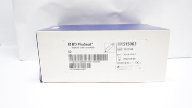 BD 515003 PhaSeal Injector Luer Lock - Box of 50 (x)